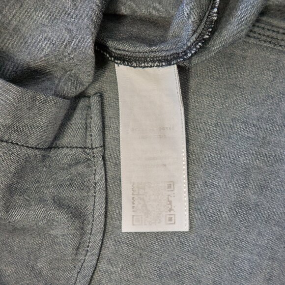 True Religion Gray Western Style Button Up Shirt, Long Sleeve, Size XL - Picture 6 of 8